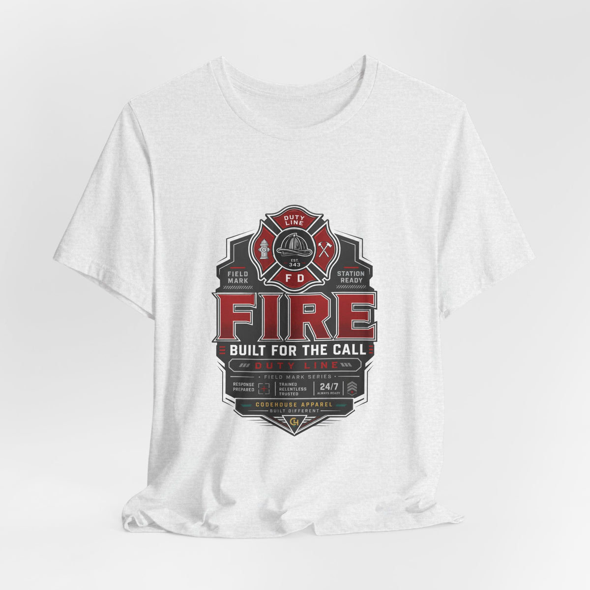 Built for the Call Firefighter Tee