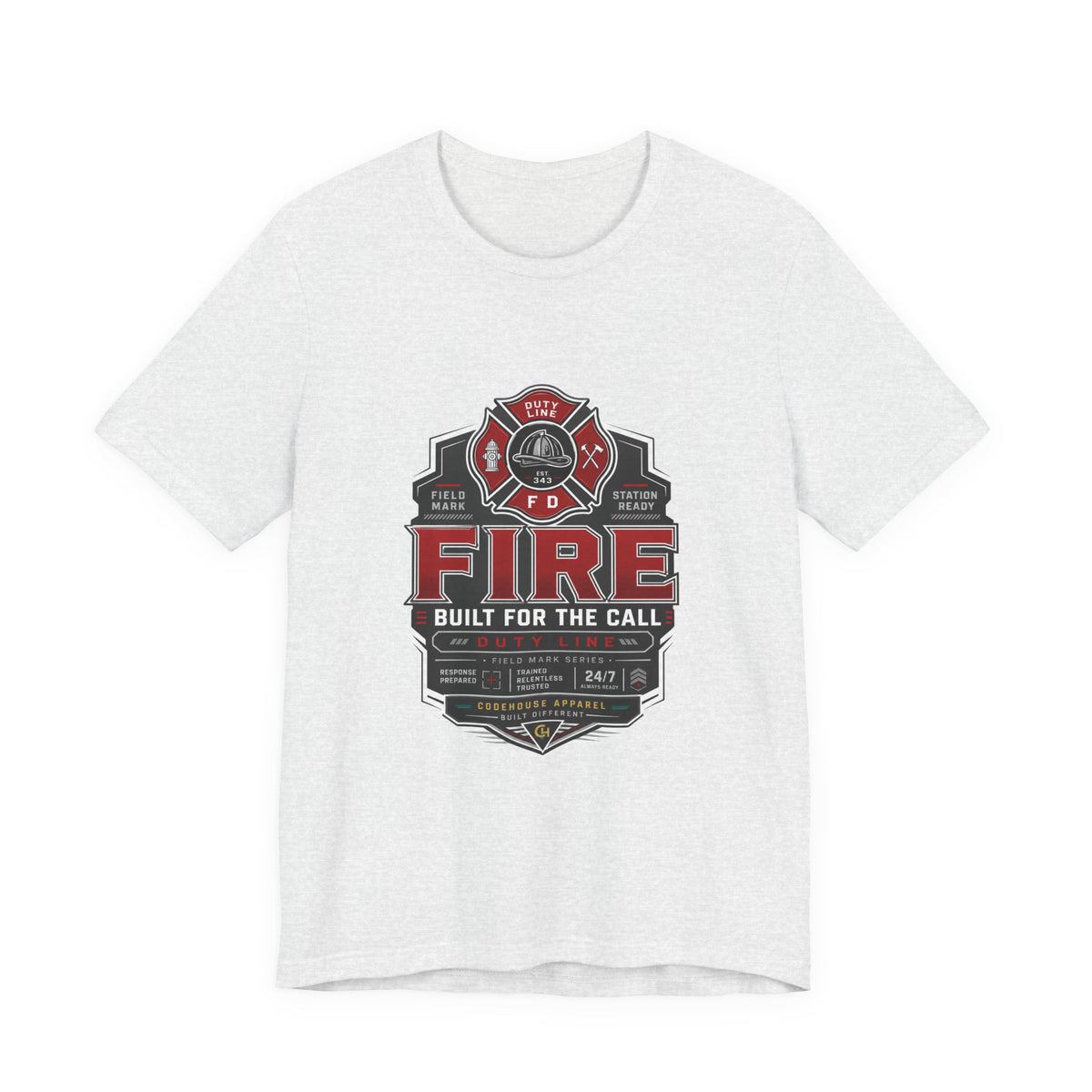 Built for the Call Firefighter Tee
