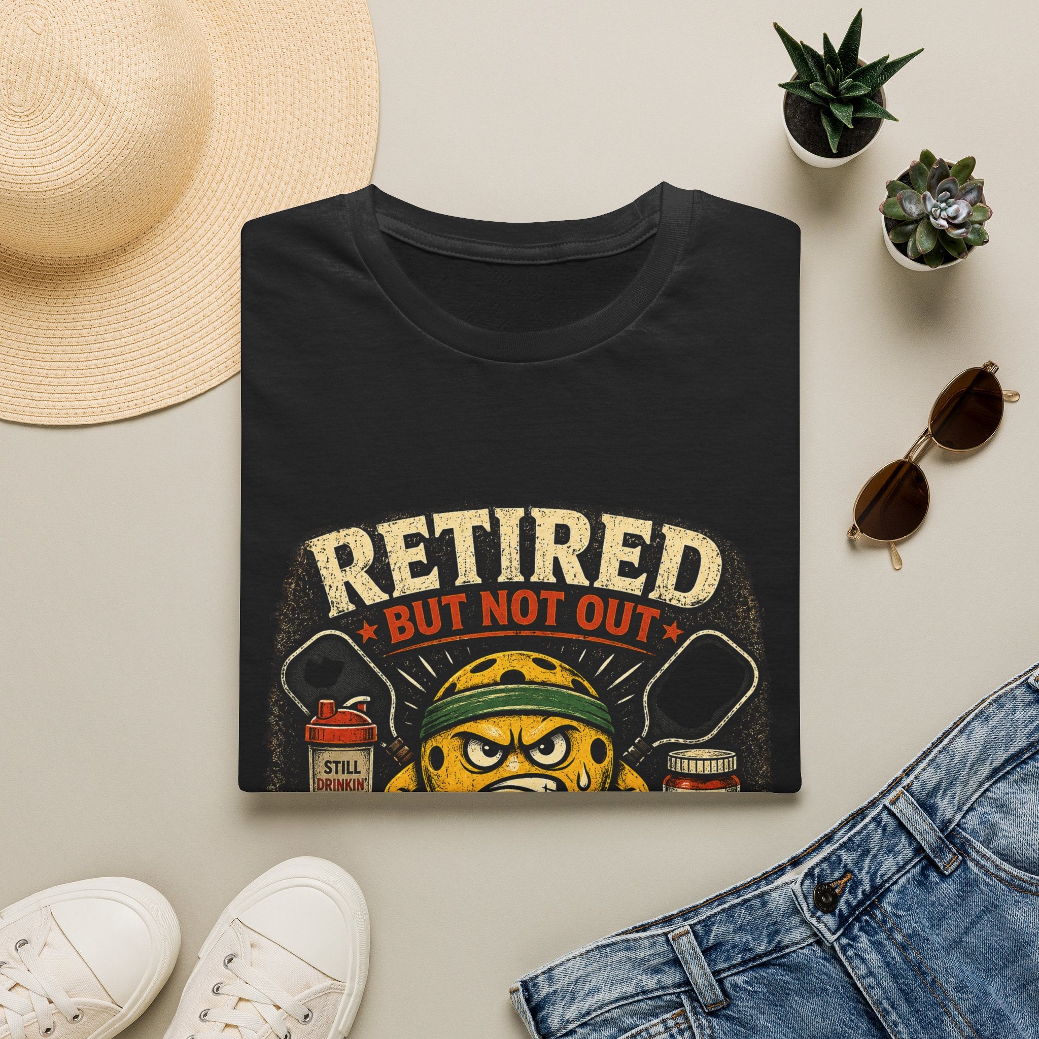 Retired But Not Out Pickleball T-Shirt