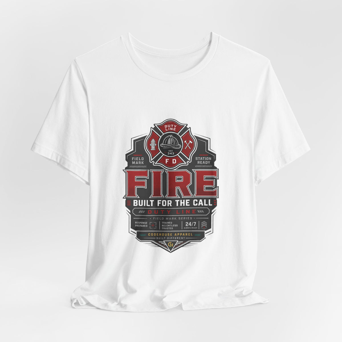 Built for the Call Firefighter Tee