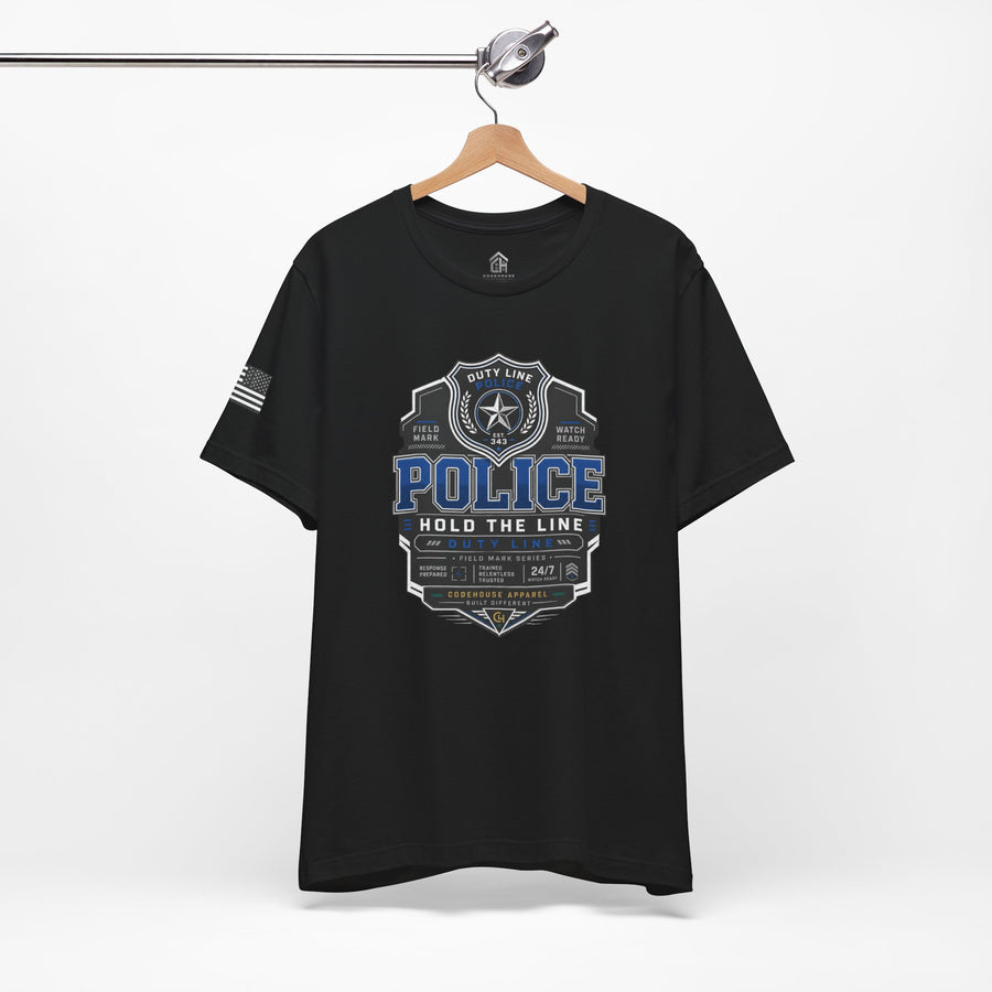 Hold the Line Police Tee