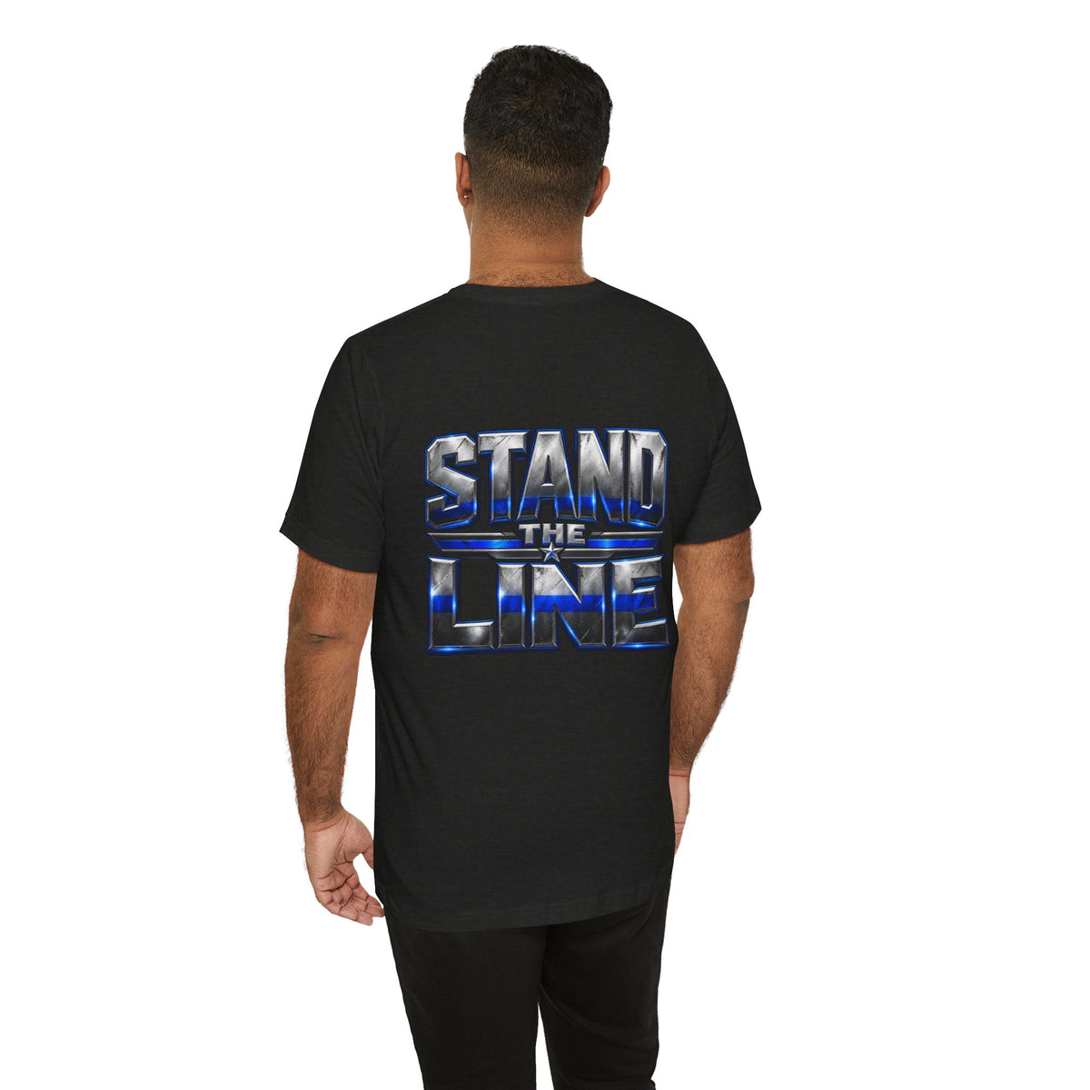 Police Stand the Line Graphic T-shirt