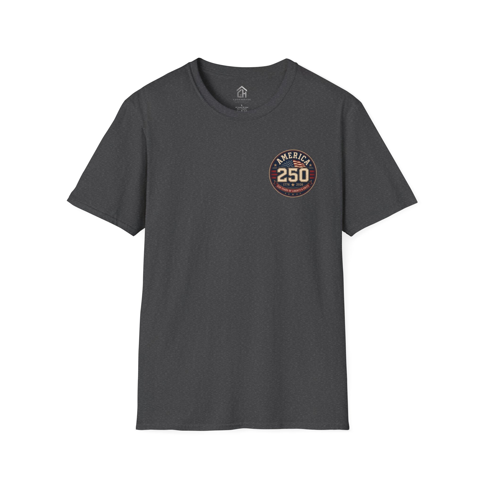 America 250 Firefighter Patriotic Graphic Tee