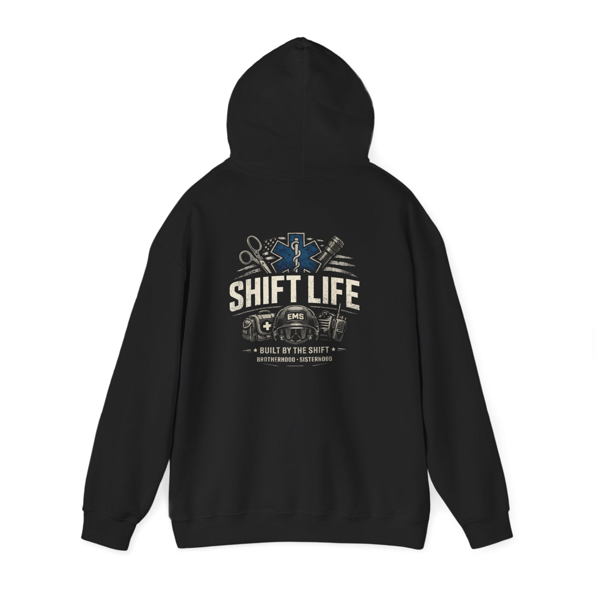 Shift Life EMS Paramedic Hoodie | Ambulance Rescue Emblem