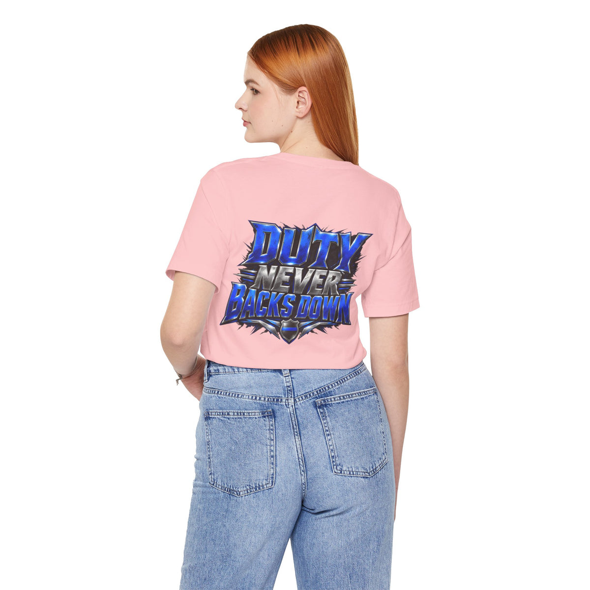 Police "Duty Never Backs Down" T-Shirt