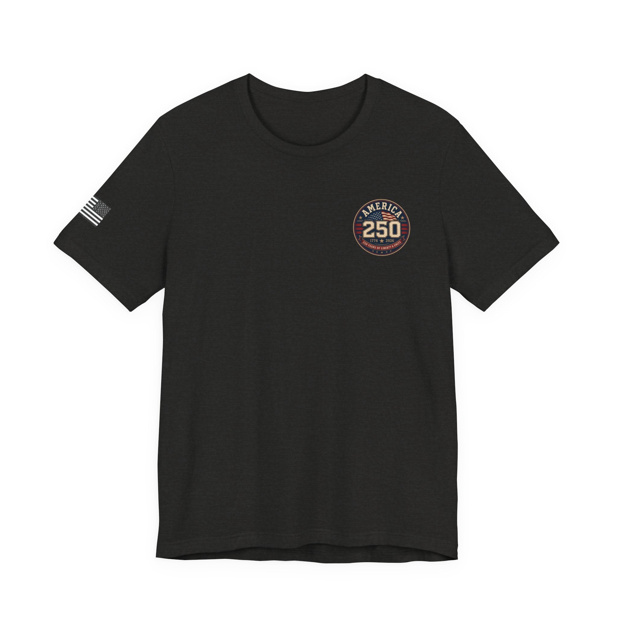 250th Anniversary USA T‑Shirt — American Eagle & Flag Commemorative Tee