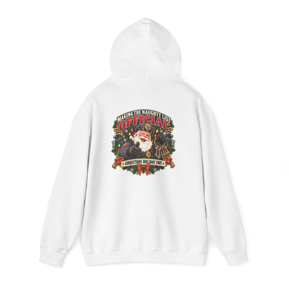 Christmas Corrections Santa Naughty List Hoodie