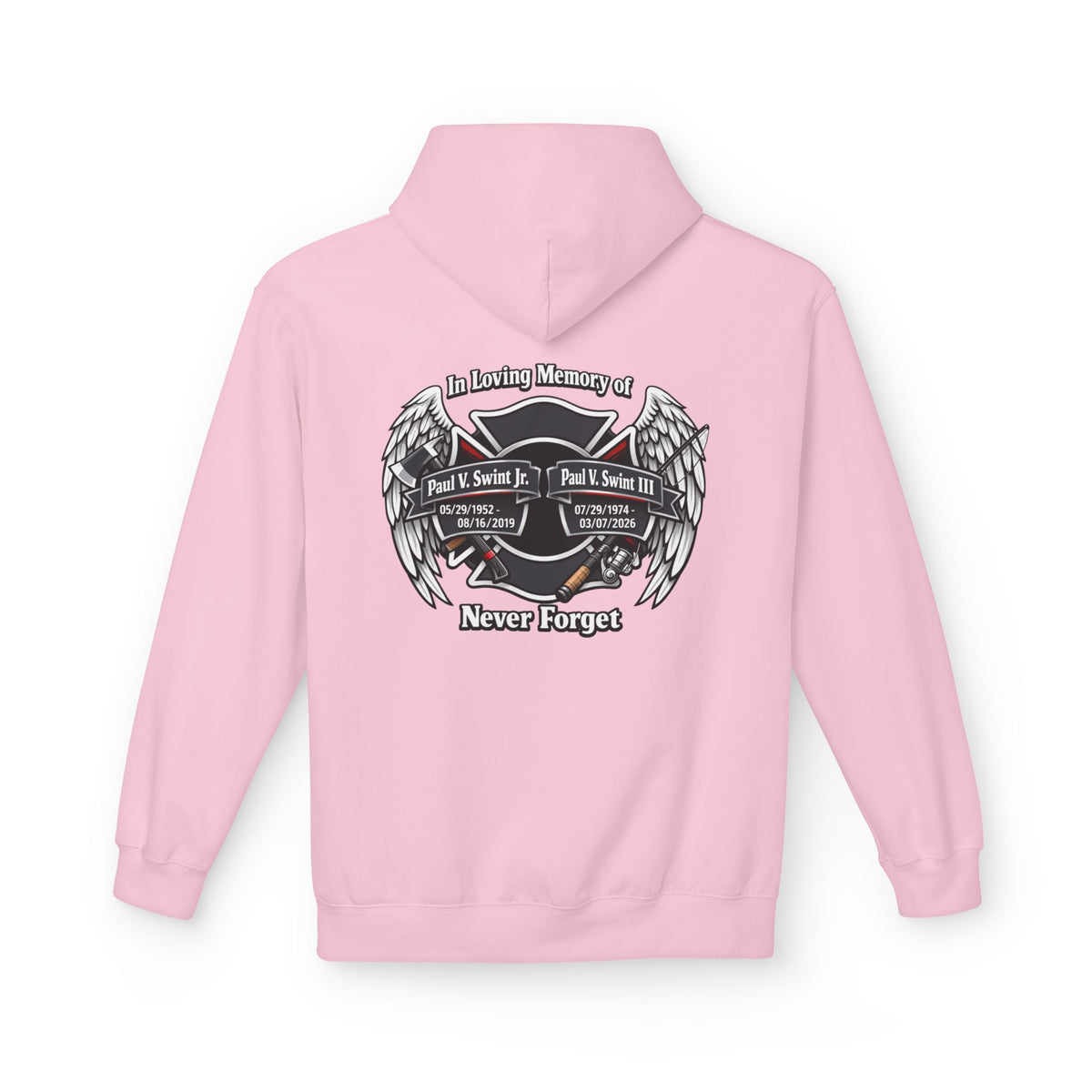 Memorial 'Never Forget' Hoodie — In Loving Memory Tribute Sweatshirt