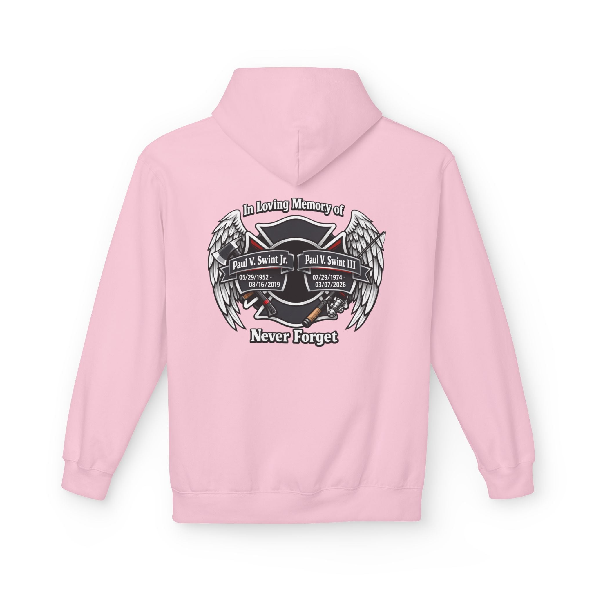 Memorial 'Never Forget' Hoodie — In Loving Memory Tribute Sweatshirt