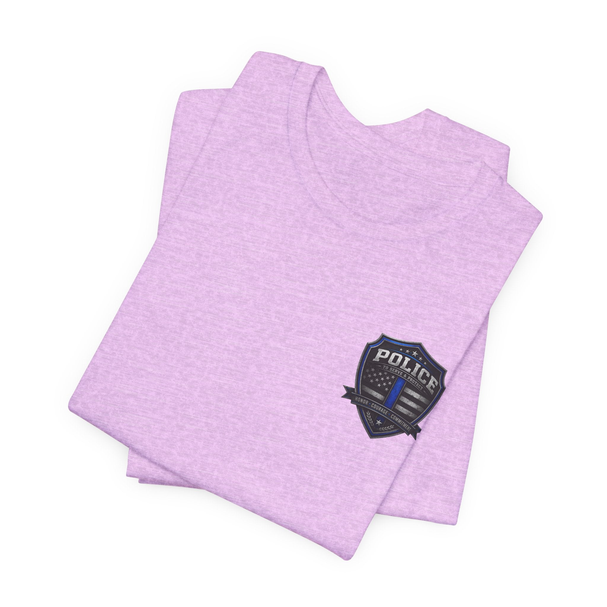 Serve With Honor Police T‑Shirt — Tactical Response Badge Tee