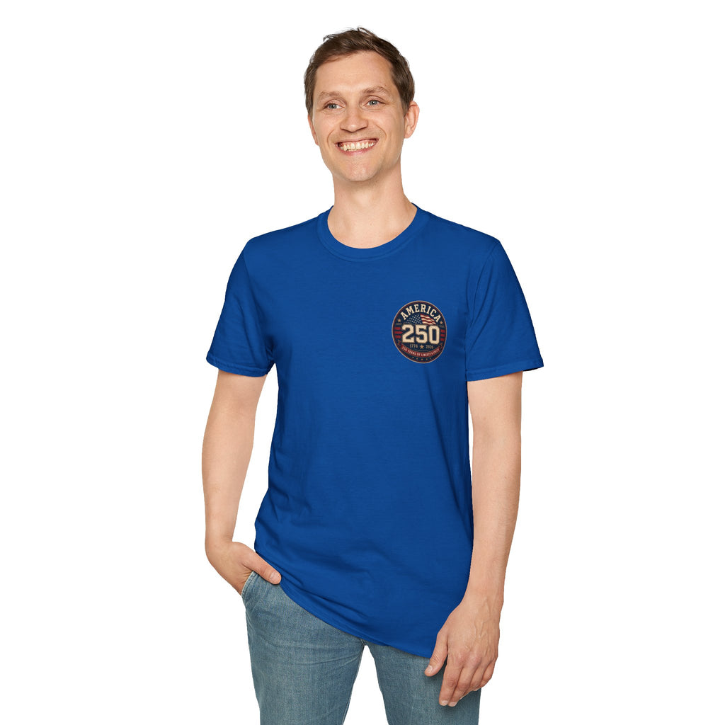 America 250 Firefighter Patriotic Graphic Tee