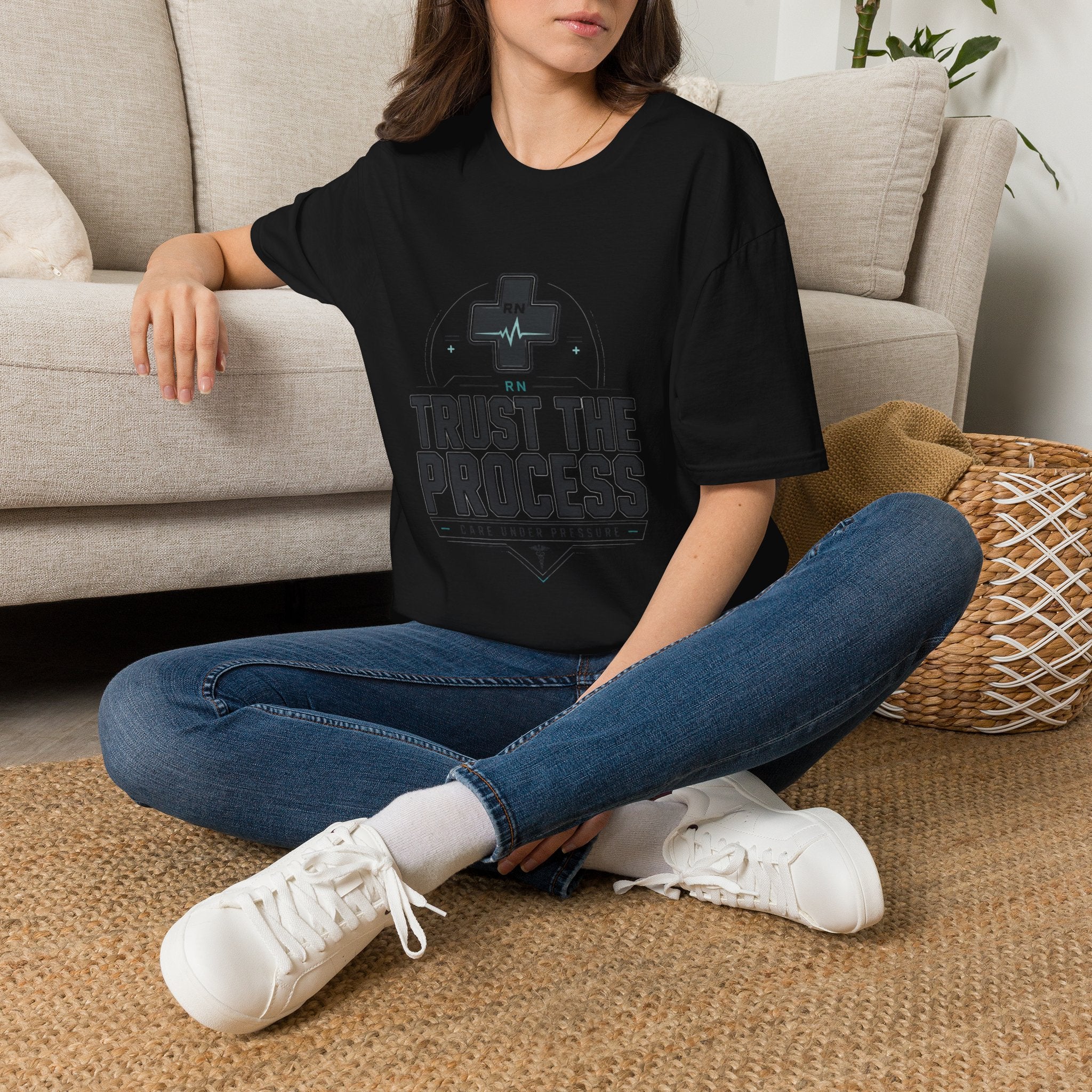 RN 'Trust the Process' T-Shirt — Registered Nurse Inspirational Tee