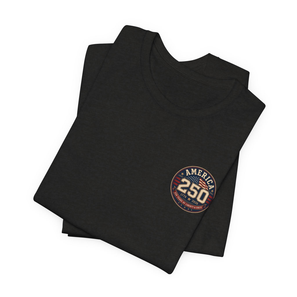 250th Anniversary USA T‑Shirt — American Eagle & Flag Commemorative Tee