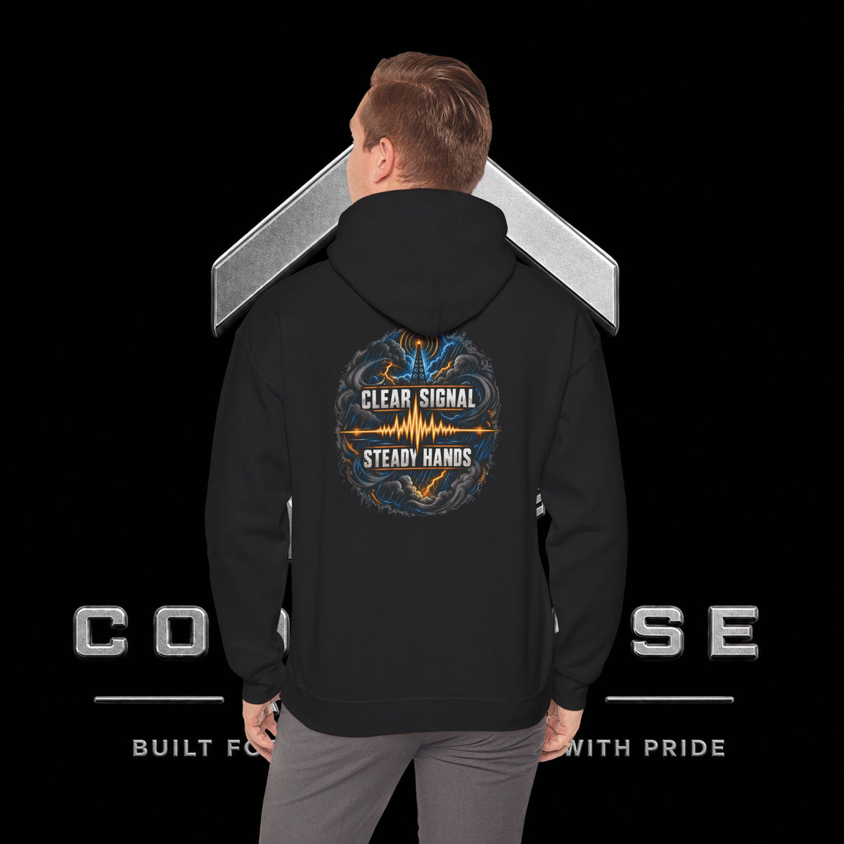 Clear Signal Steady Hands EMS Hoodie