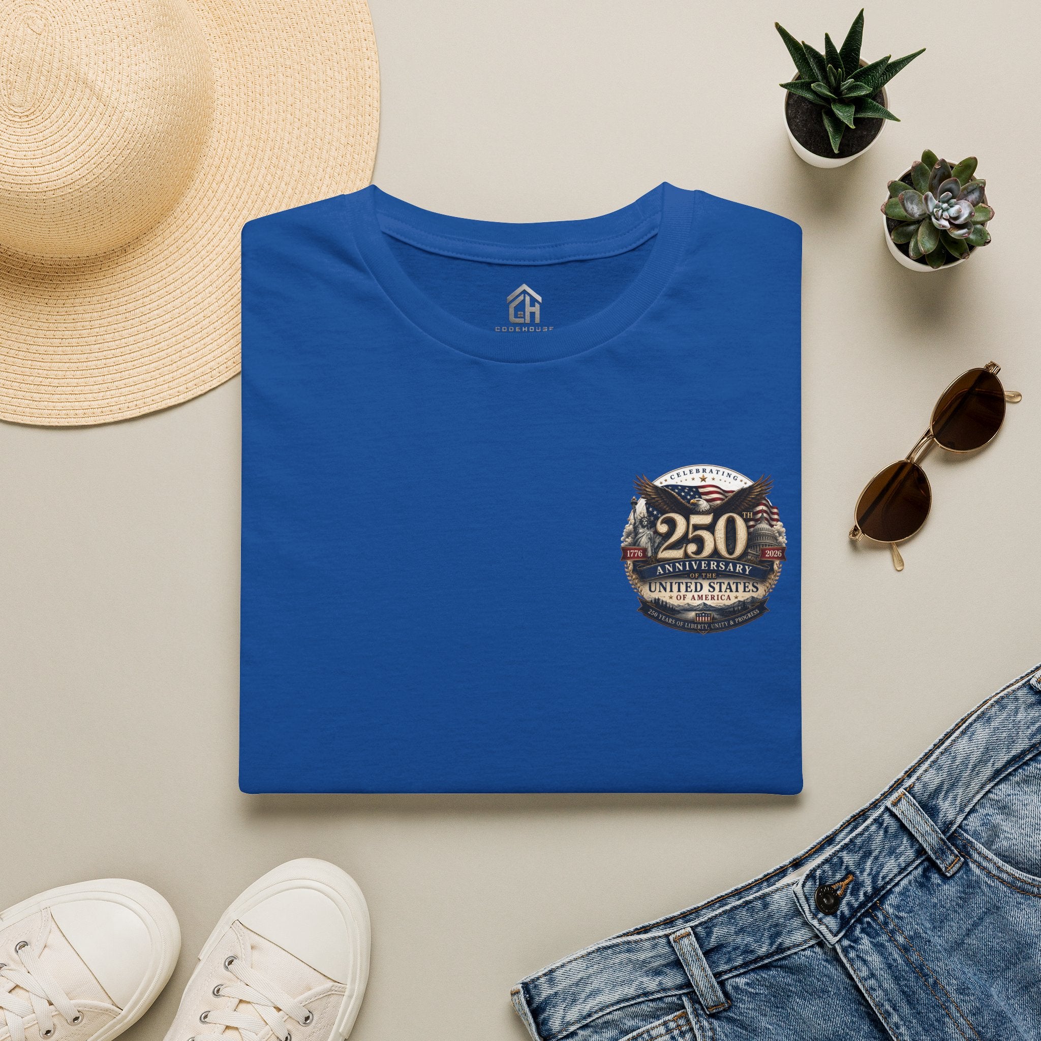 250 Years of Freedom Military Patriotic Graphic Tee