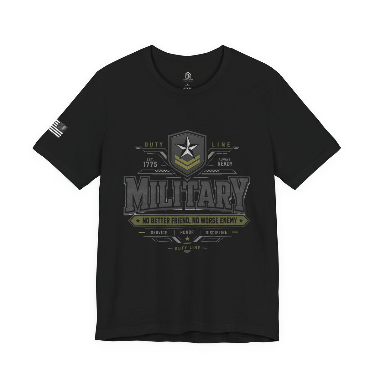 No Better Friend Military Tee