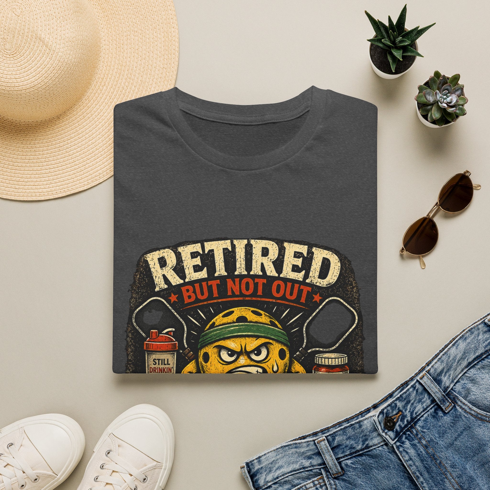 Retired But Not Out Pickleball T-Shirt