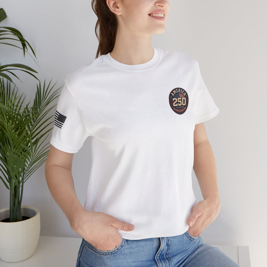 250th Anniversary USA T‑Shirt — American Eagle & Flag Commemorative Tee