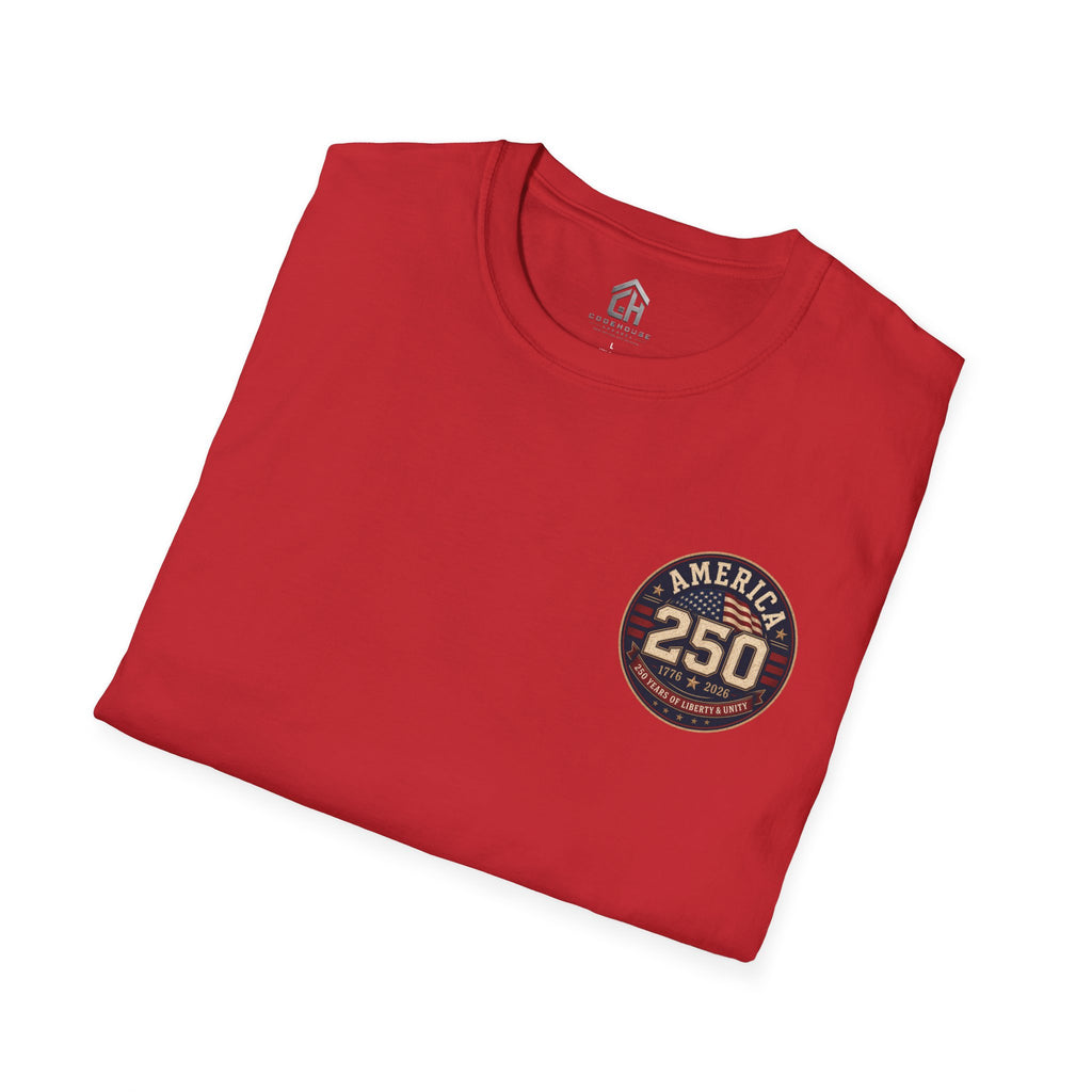 America 250 Firefighter Patriotic Graphic Tee