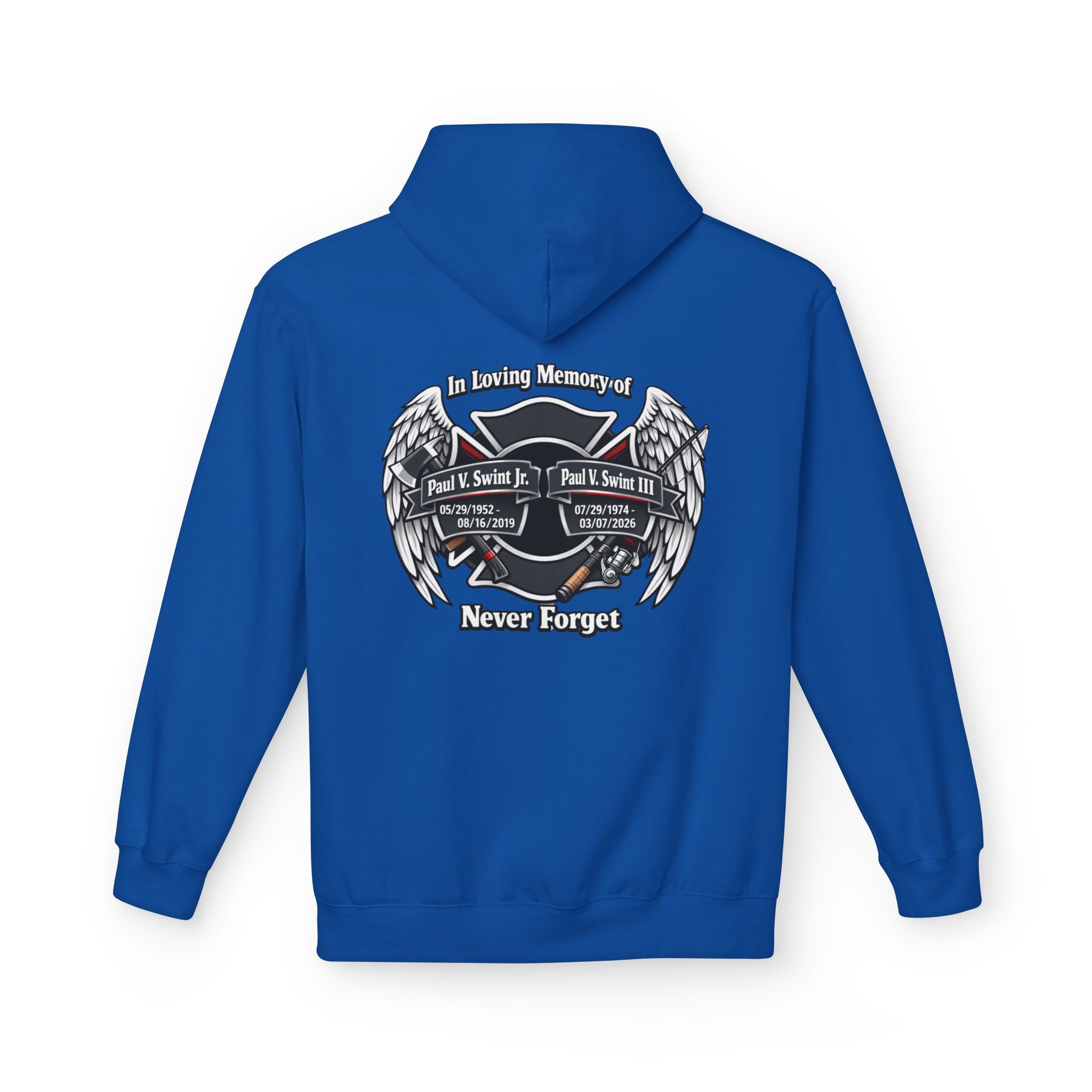 Memorial 'Never Forget' Hoodie — In Loving Memory Tribute Sweatshirt