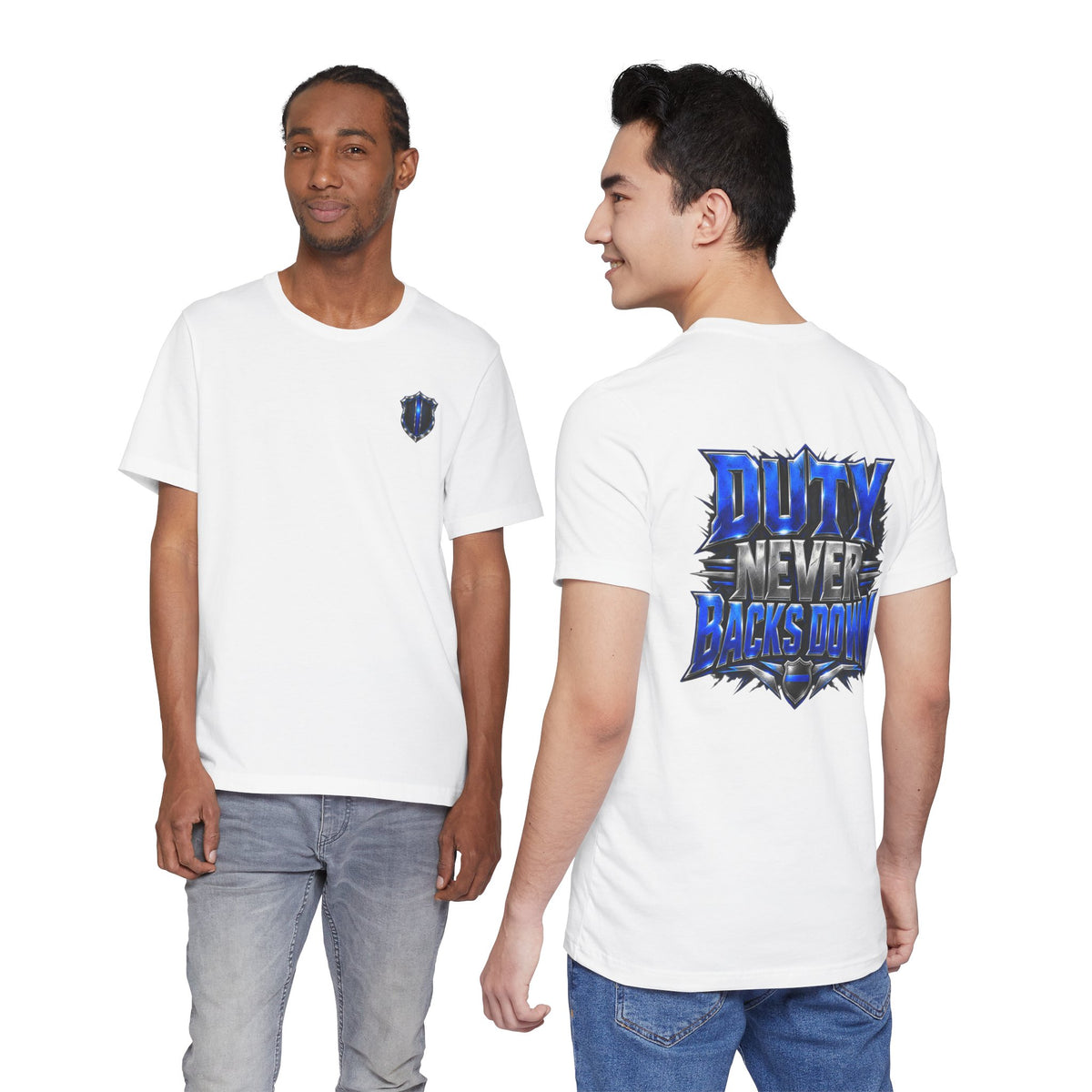 Police "Duty Never Backs Down" T-Shirt