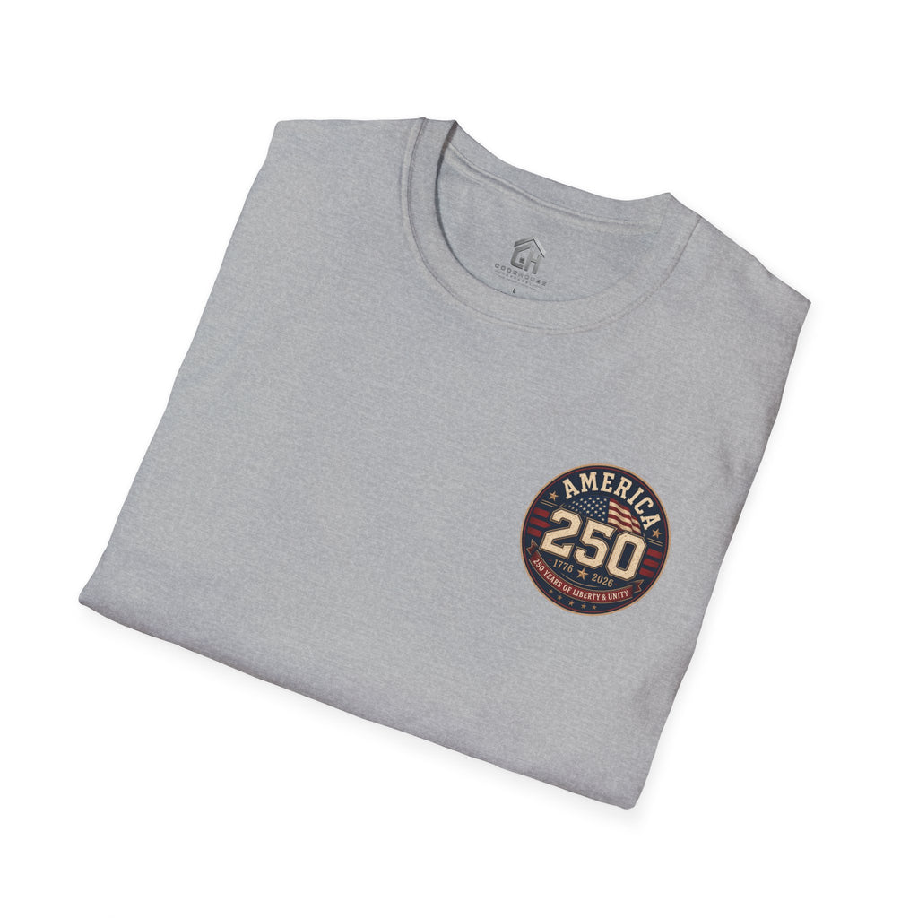 America 250 Firefighter Patriotic Graphic Tee