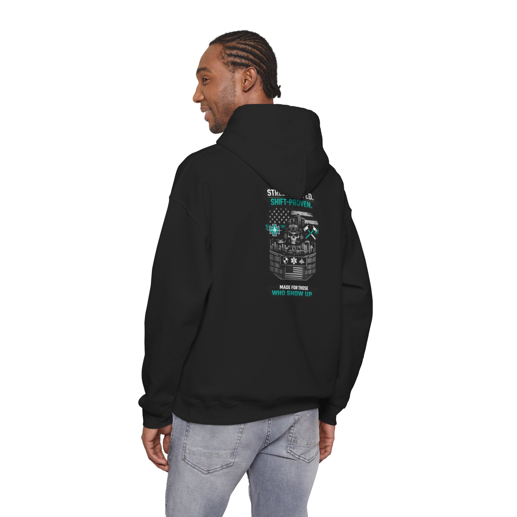 Retro EMS Hoodie — 'Made For Those Who Work Shift Work In EMS