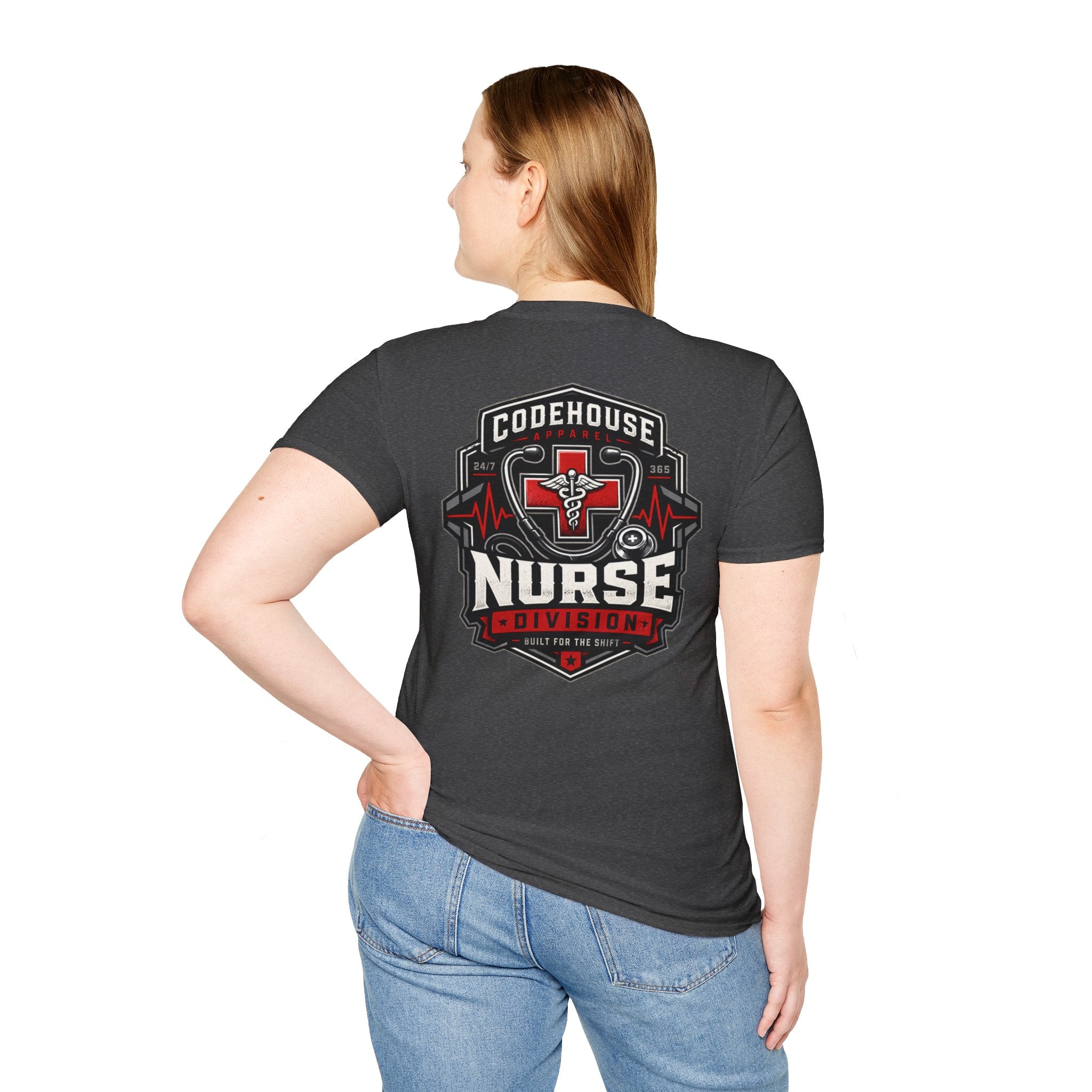 Nurse Division Tactical Graphic Tee – Built for the Shift