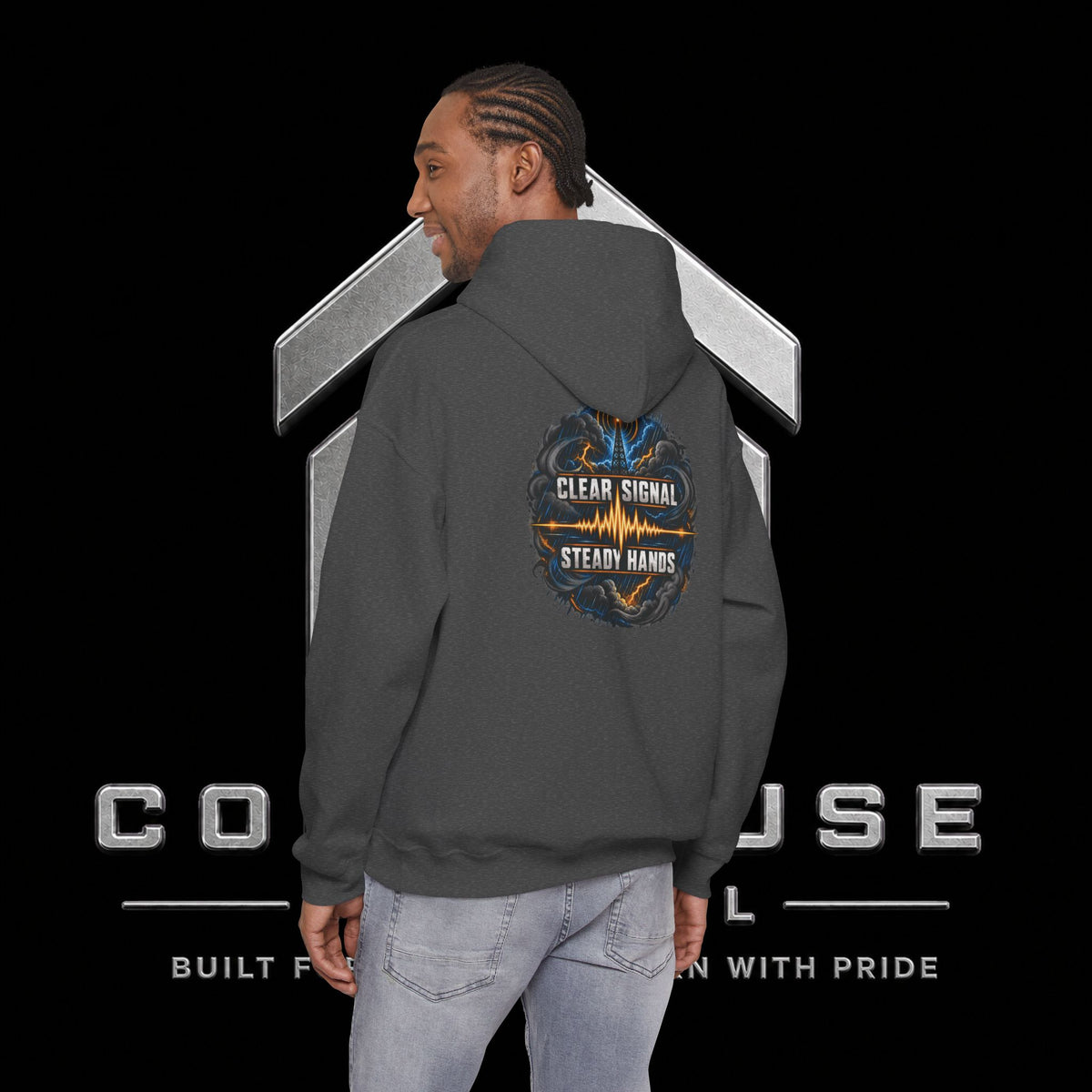 Clear Signal Steady Hands EMS Hoodie