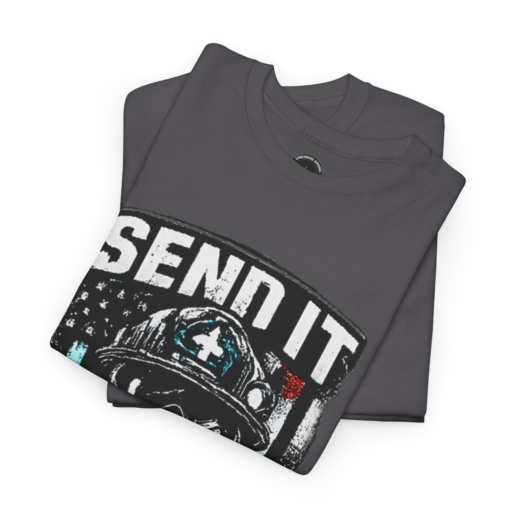 Send It Save Lives T‑Shirt — EMS/Paramedic Rescue Helmet Tee