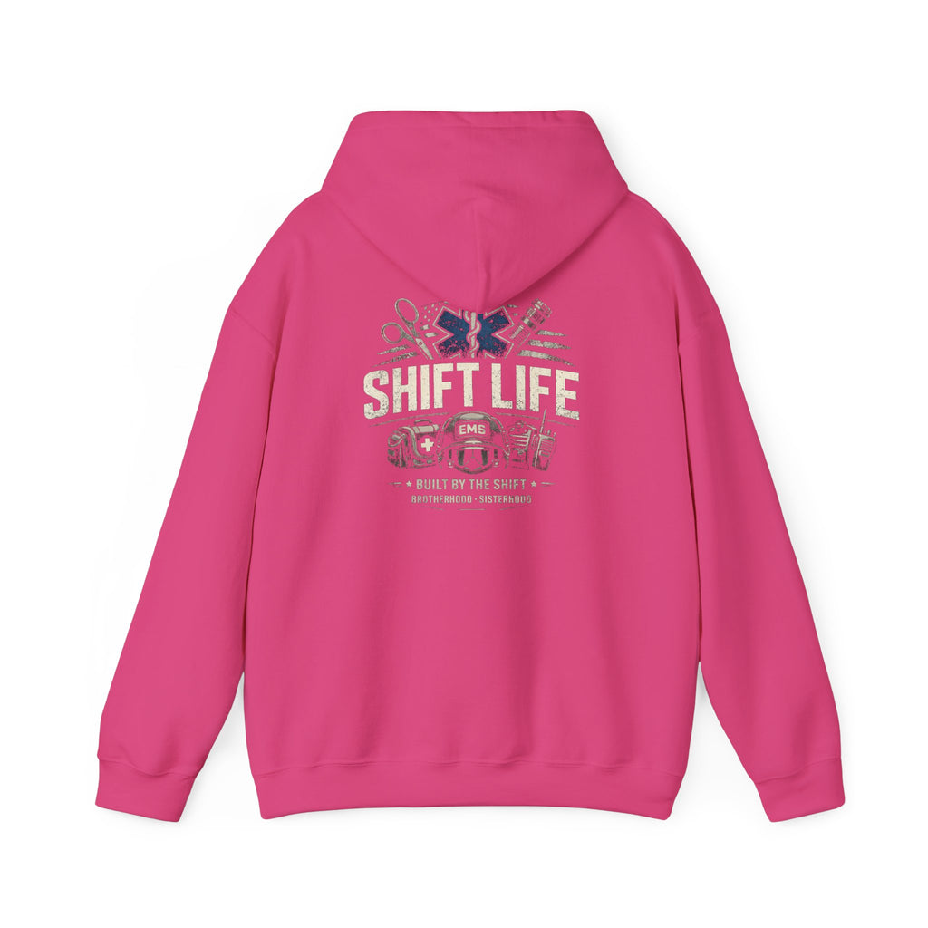 Shift Life EMS Paramedic Hoodie | Ambulance Rescue Emblem
