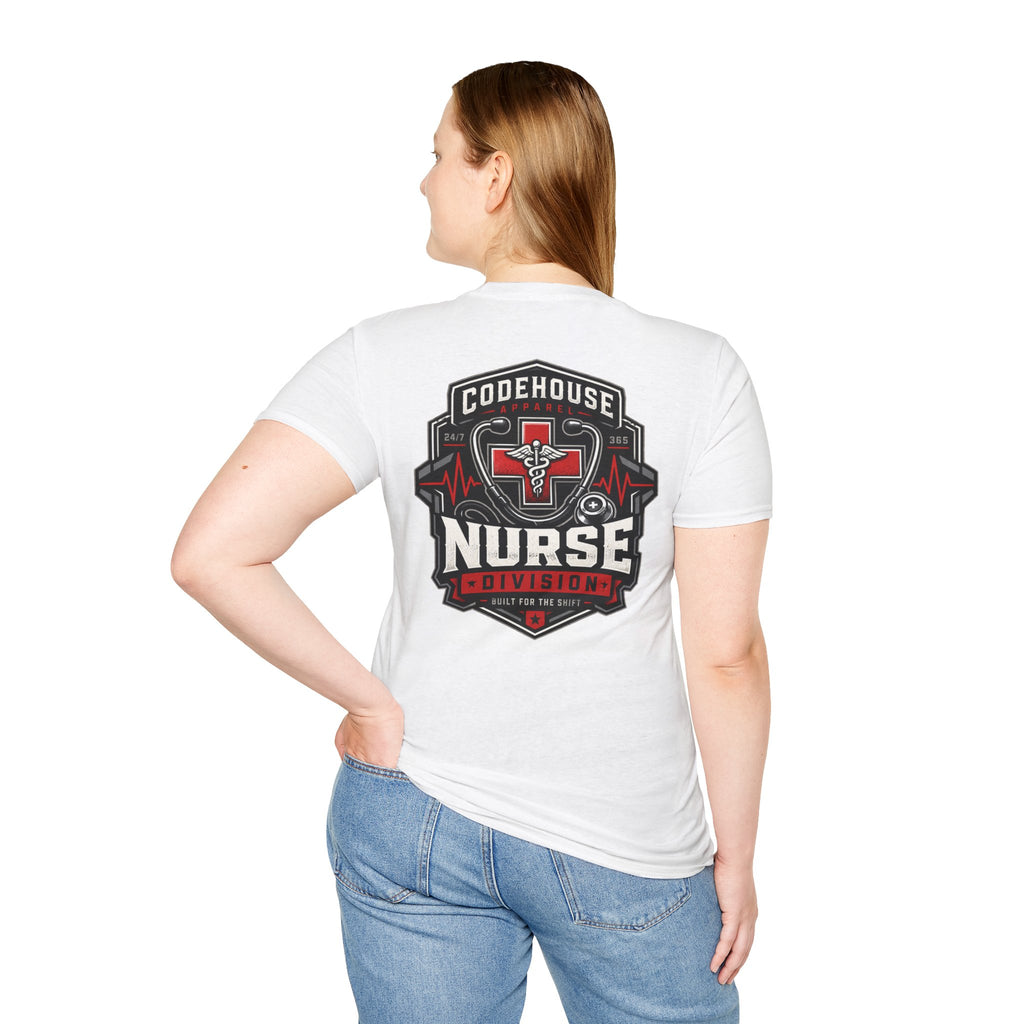 Nurse Division Tactical Graphic Tee – Built for the Shift