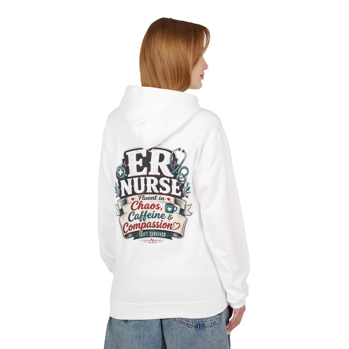Present in Chaos ER Nurse Hoodie