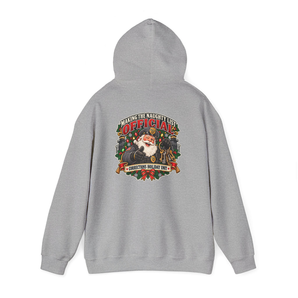 Christmas Corrections Santa Naughty List Hoodie