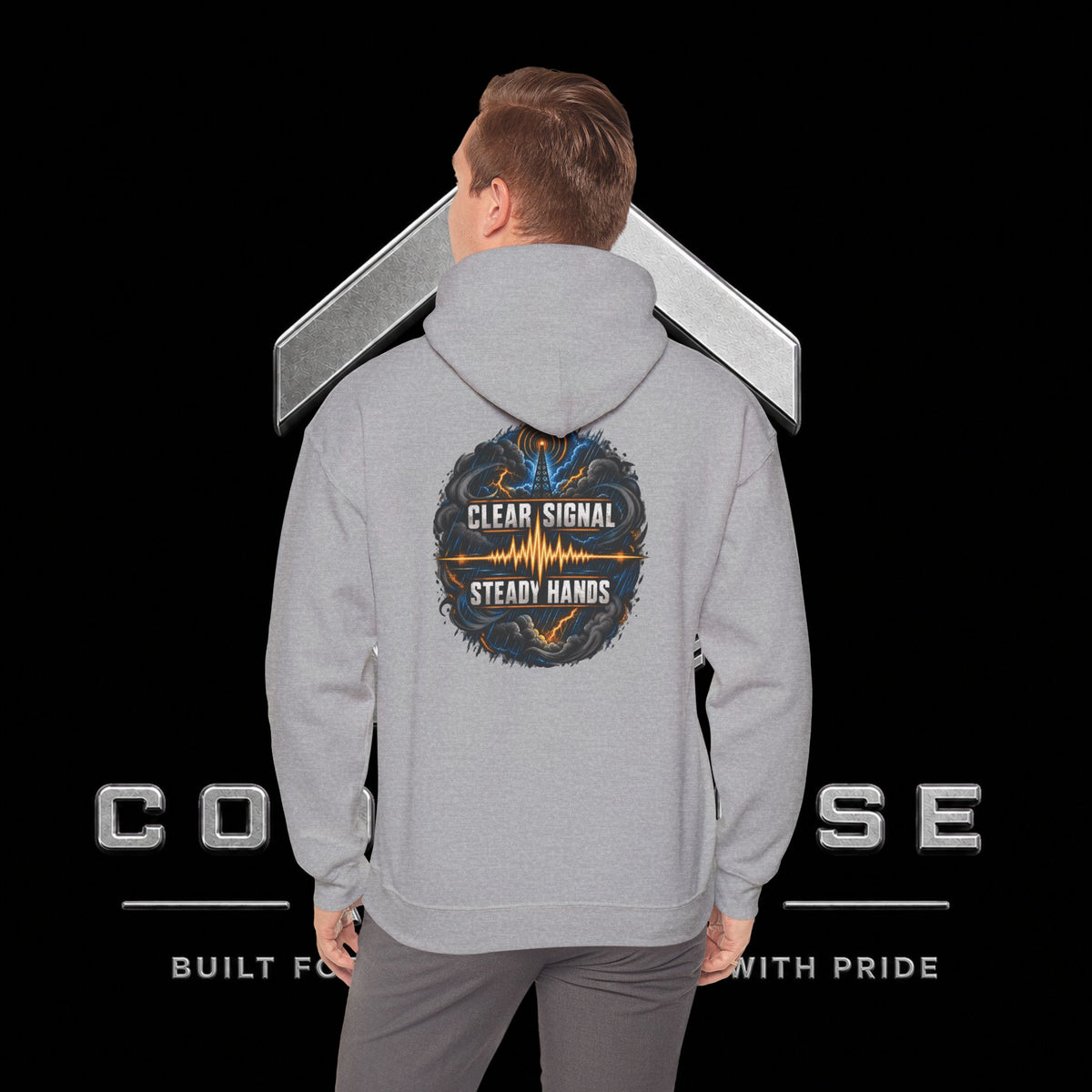Clear Signal Steady Hands EMS Hoodie