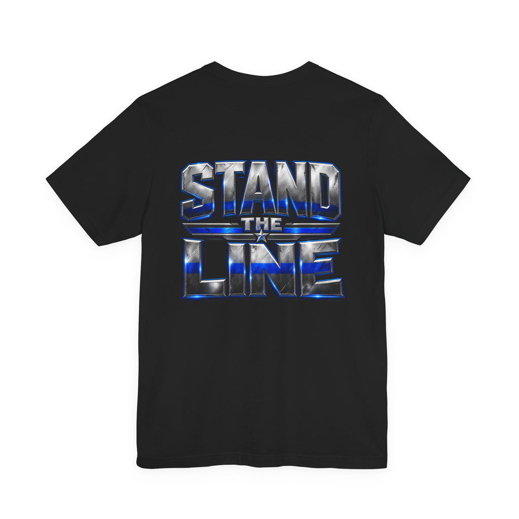 Police Stand the Line Graphic T-shirt