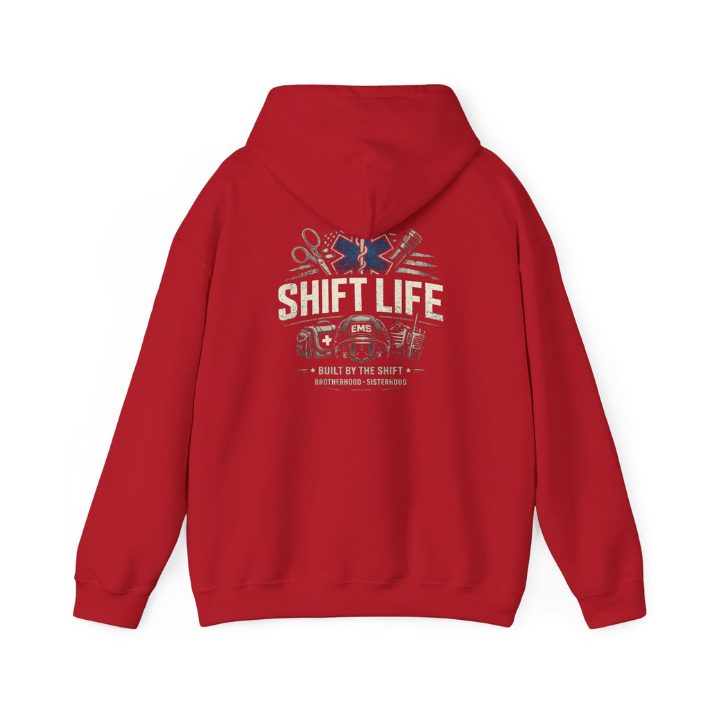Shift Life EMS Paramedic Hoodie | Ambulance Rescue Emblem