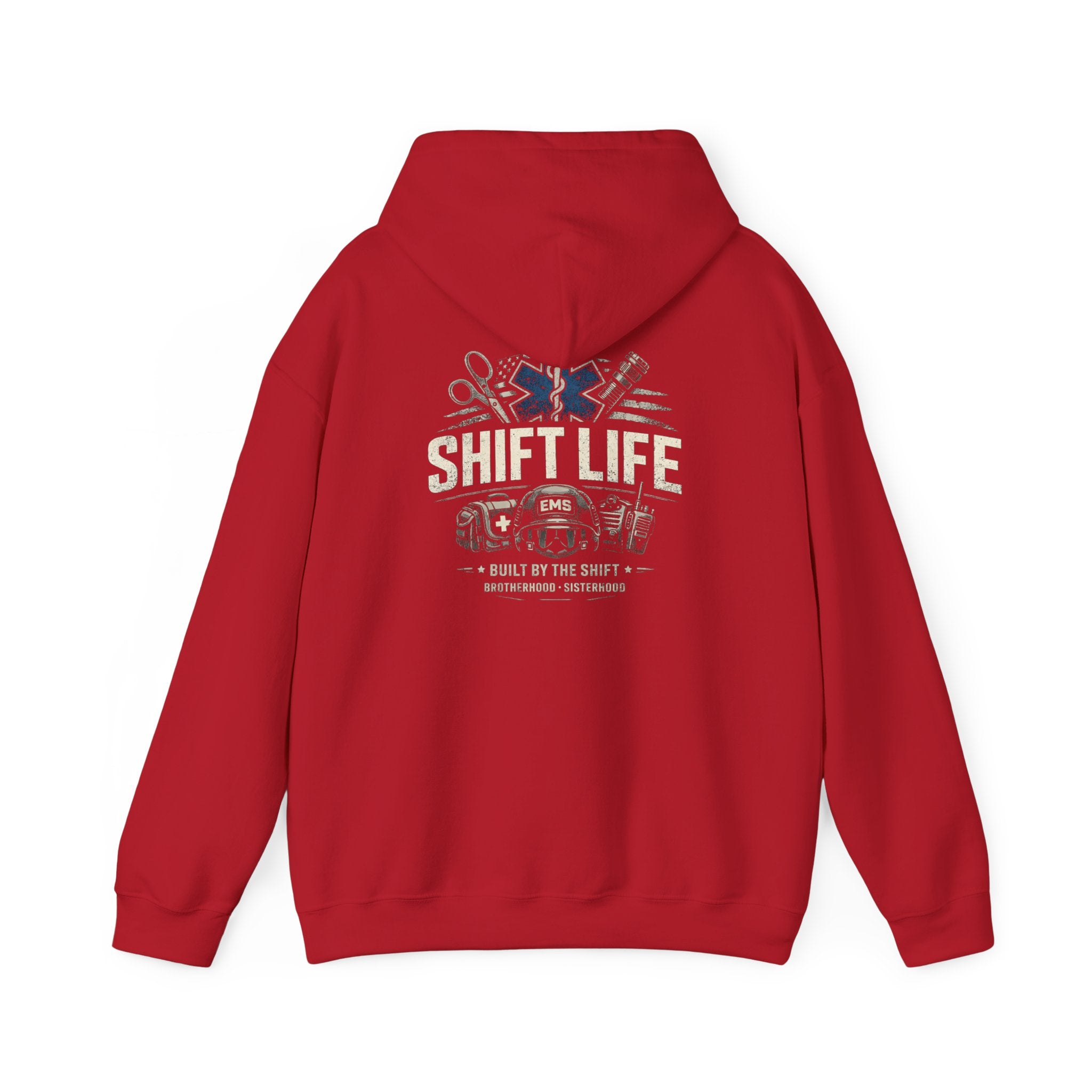 Shift Life EMS Paramedic Hoodie | Ambulance Rescue Emblem