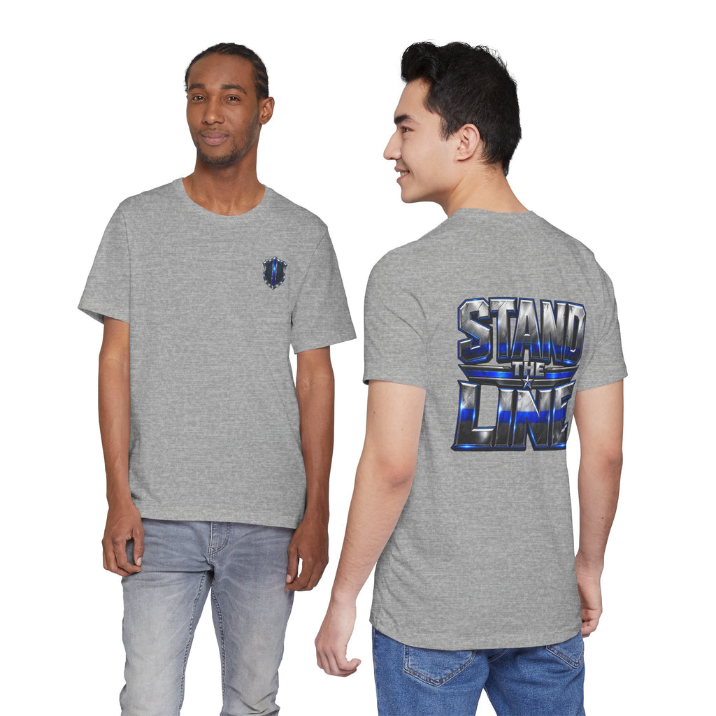 Police Stand the Line Graphic T-shirt