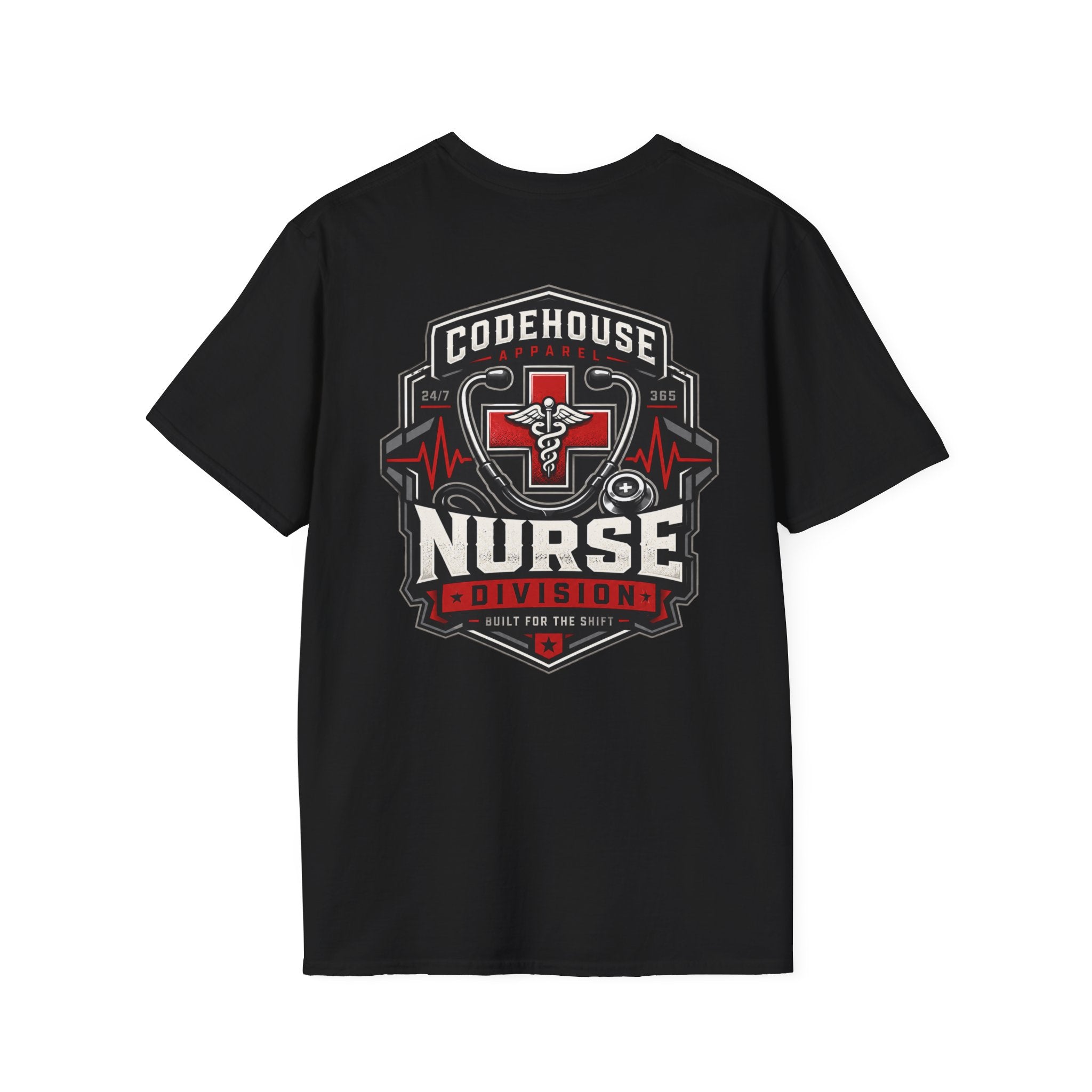 Nurse Division Tactical Graphic Tee – Built for the Shift