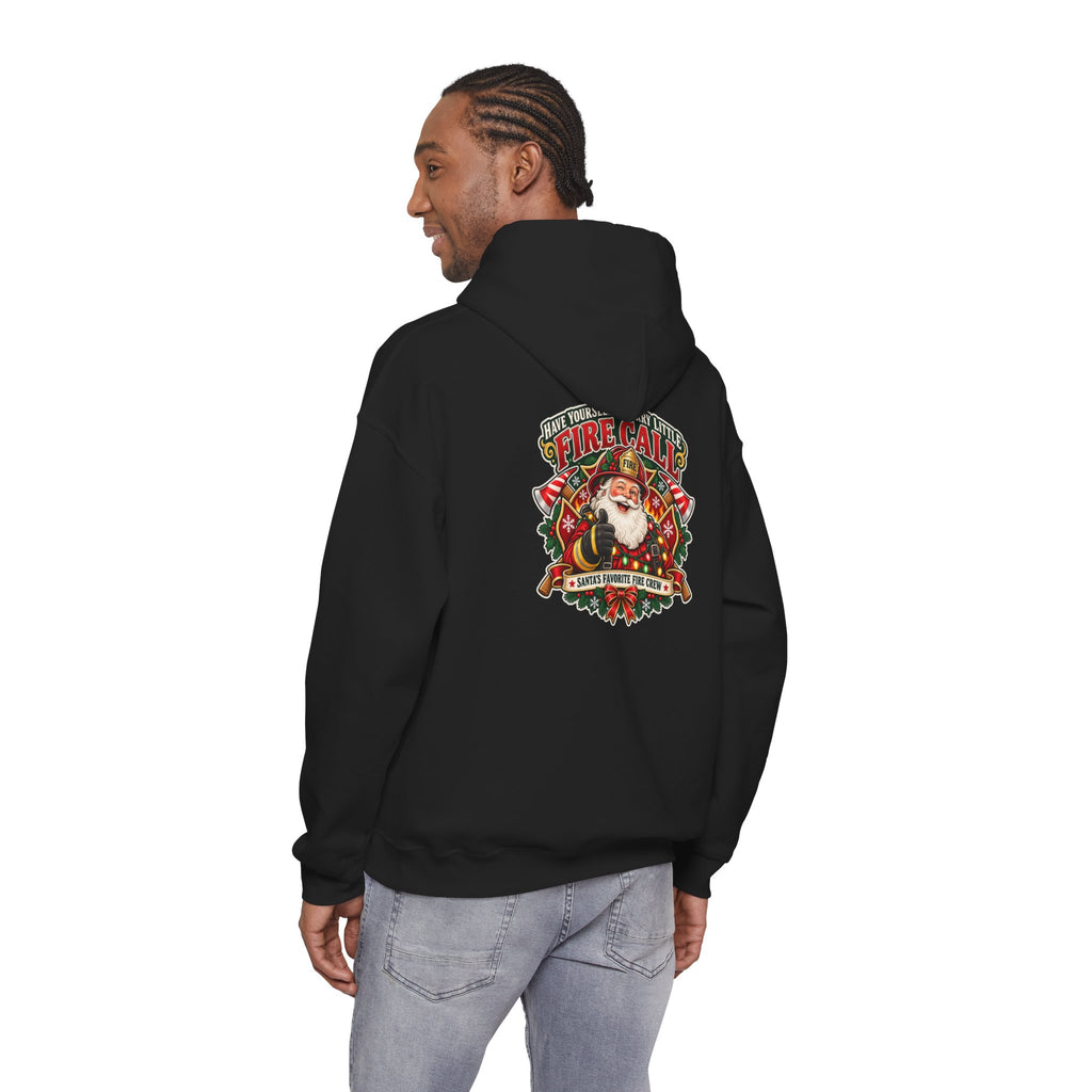 Christmas Firefighter Santa favorite fire crew hoodie