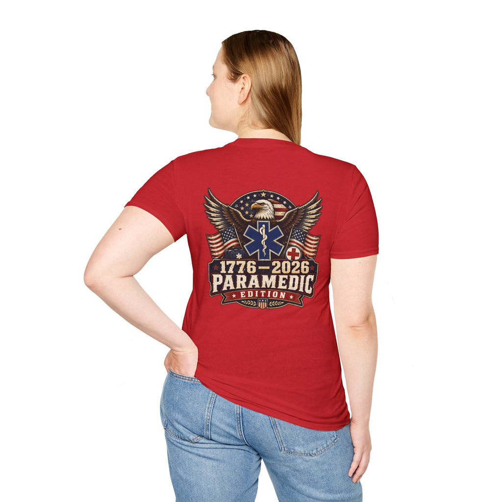 1776–2026 Paramedic Edition USA 250 Patriotic EMS Shirt
