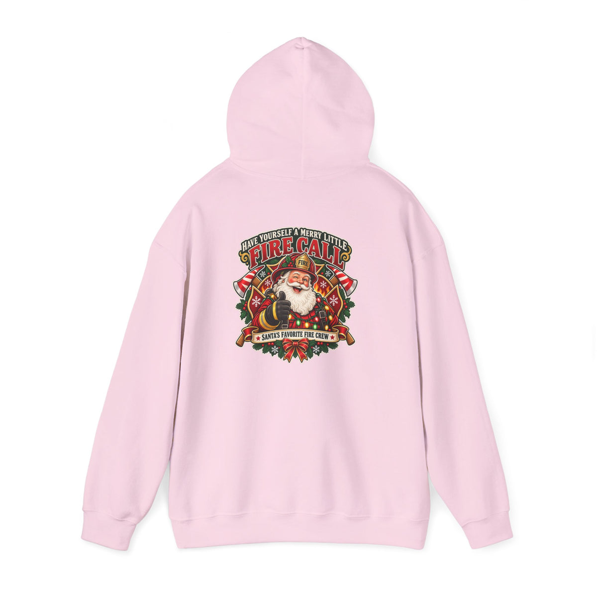 Christmas Firefighter Santa favorite fire crew hoodie
