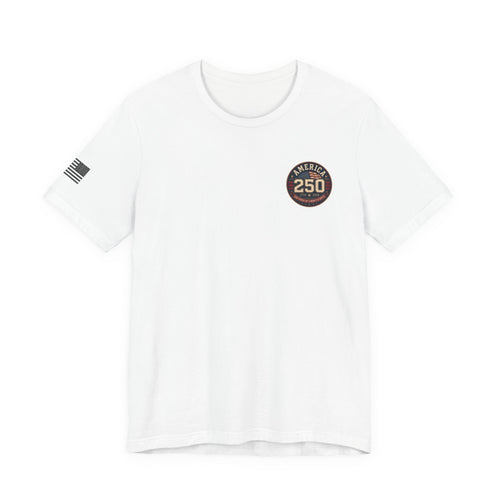 250th Anniversary USA T‑Shirt — American Eagle & Flag Commemorative Tee