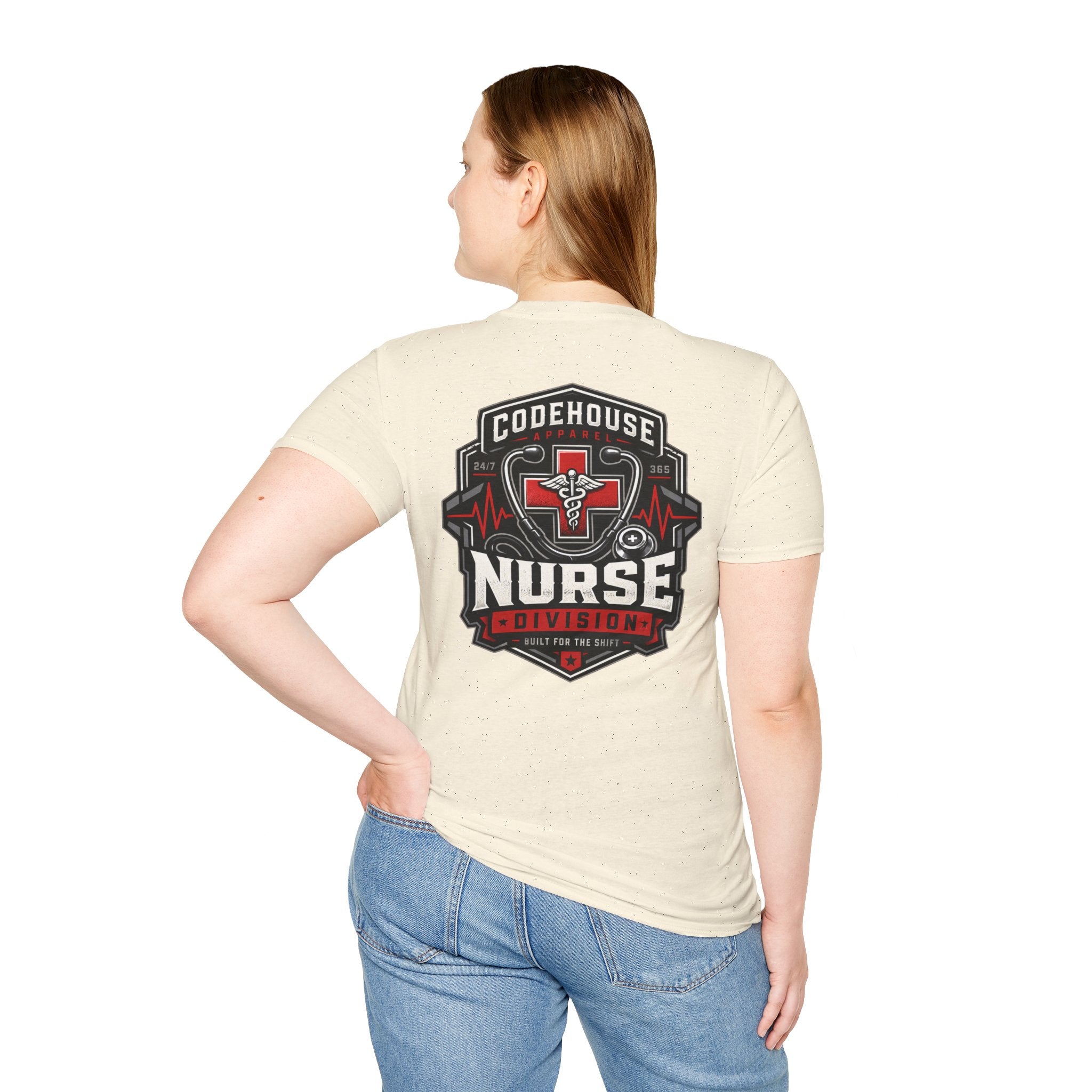 Nurse Division Tactical Graphic Tee – Built for the Shift