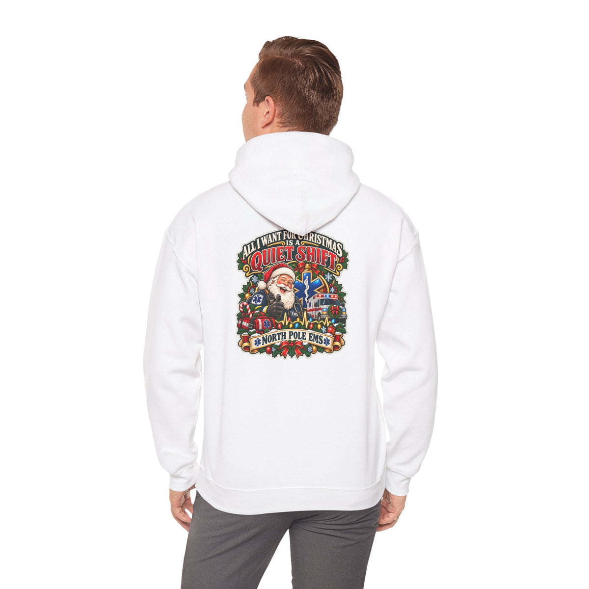 Christmas EMS 'All I Want for Christmas is a Quiet Night' Hoodie