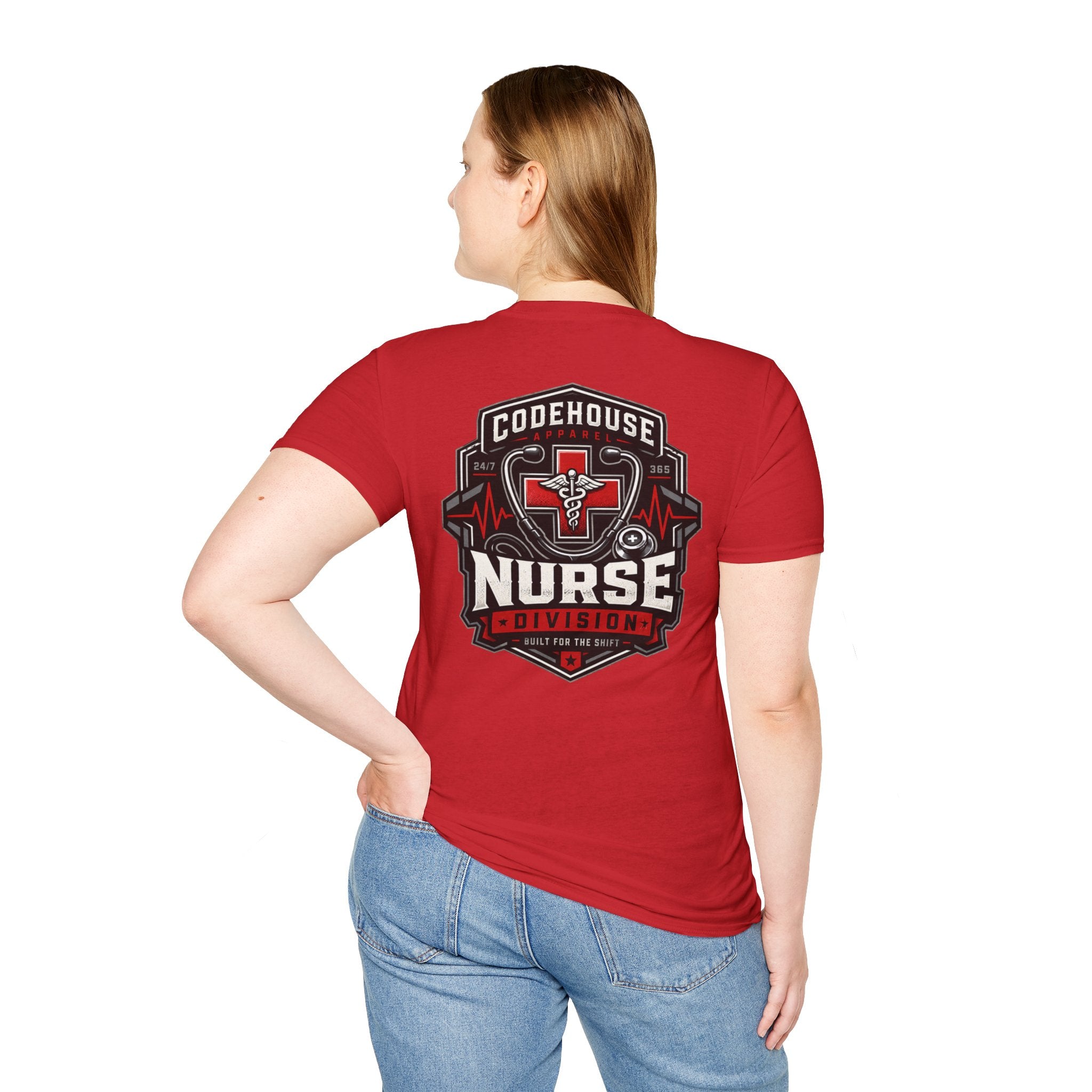 Nurse Division Tactical Graphic Tee – Built for the Shift
