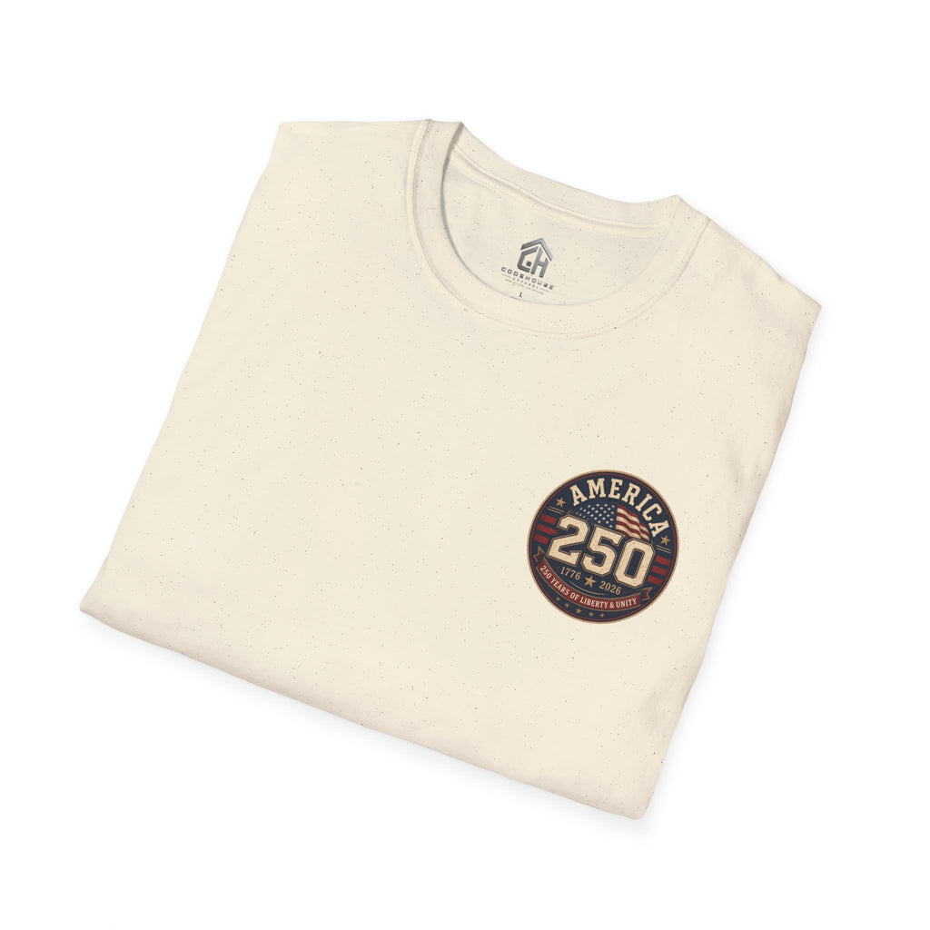 America 250 Firefighter Patriotic Graphic Tee