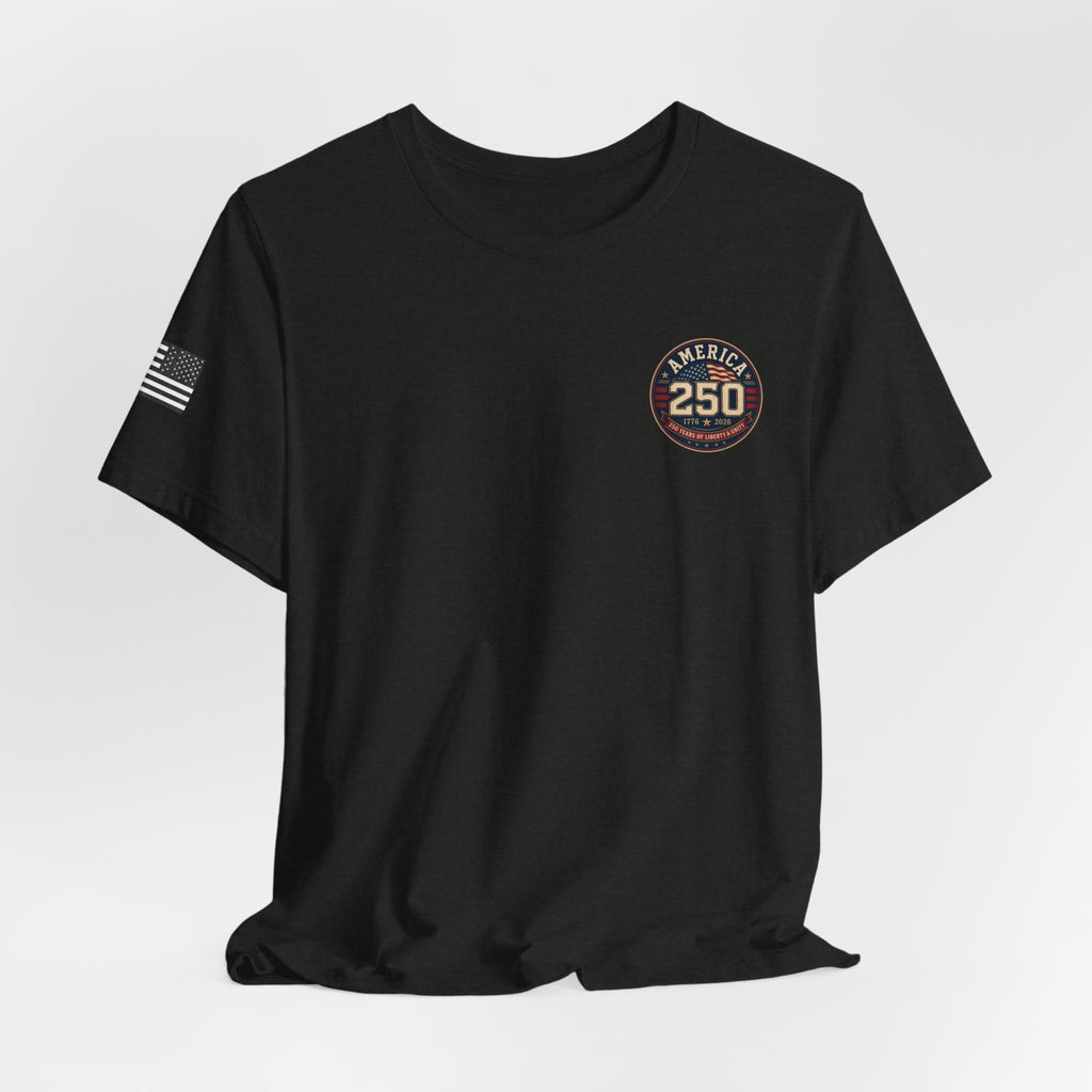 250th Anniversary United States T-Shirt — Patriotic Eagle American Flag Tee