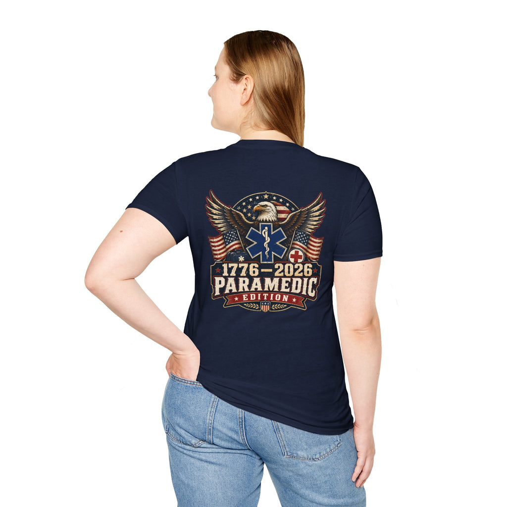 1776–2026 Paramedic Edition USA 250 Patriotic EMS Shirt